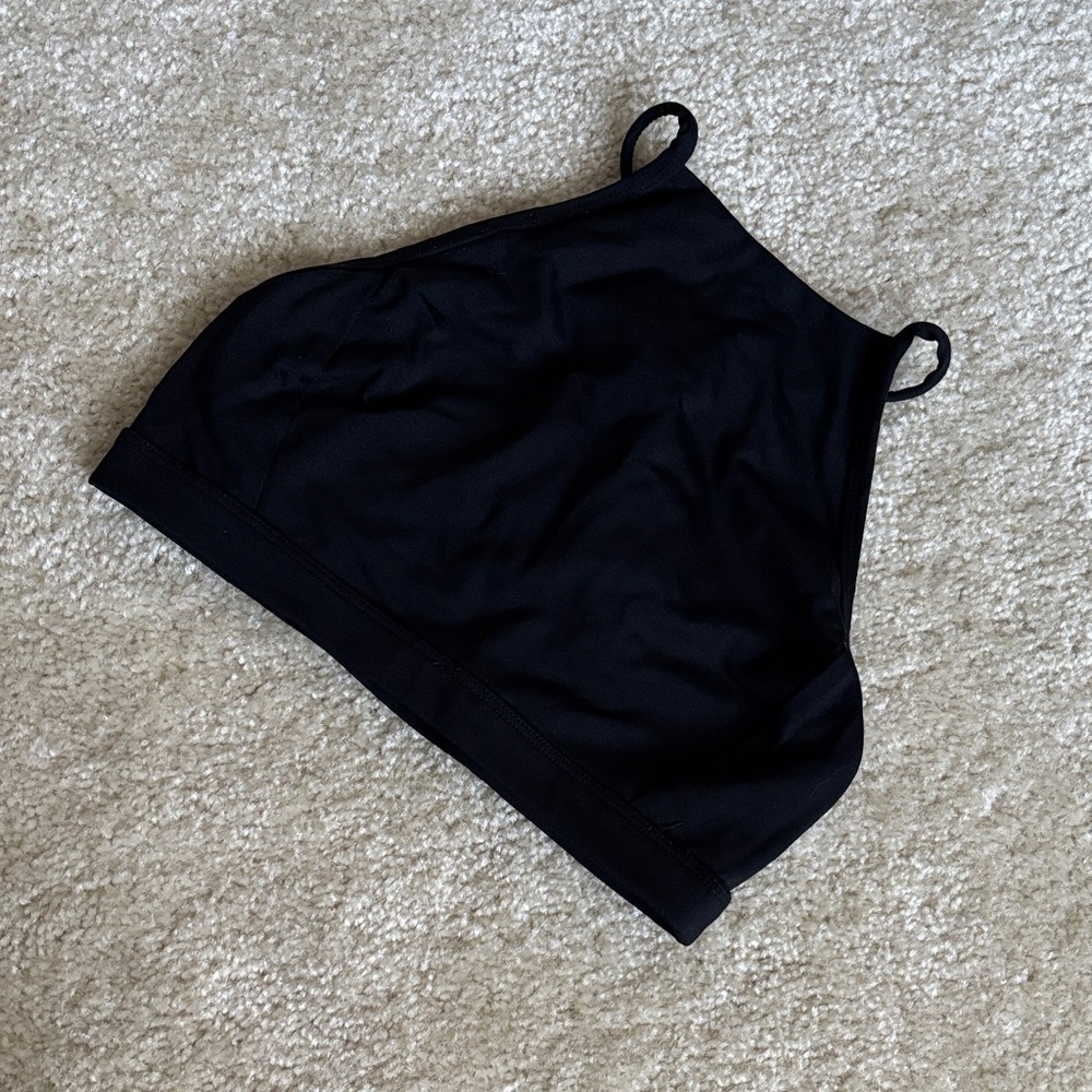Forever 21 Black High Neck Bra